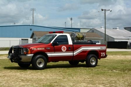 Brush 15, fire truck for brush fires