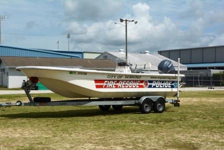 Rescue Boat used by Fire and Police departments